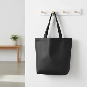Sturdy Die Cut Handle Non Woven Biodegradable Eco friendly Recyclable Tote Bags Customized Size Color Custom Design
