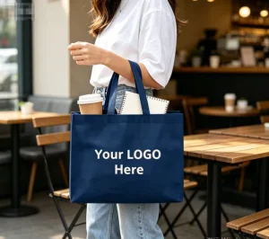 Sturdy Non woven Tote Bags Large Capacity and Reusable Custom Patterns