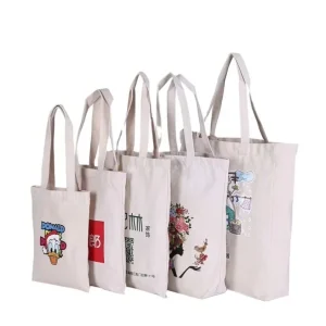 Stylish Custom Printed Organic Cotton Canvas Tote Bags
