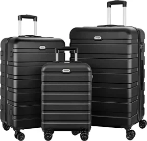 Suitcase Three piece Set Aluminum Frame Travel Box Men’s and Women’s Universal Luggage With Wheels Large Capacity