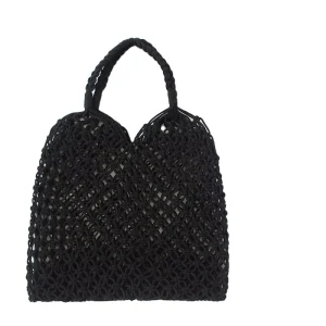 Summer Autumn Spring Trendy Straw Knitted Rattan Tote Bags Fashion Cotton Rope Beach Daily Use for Women