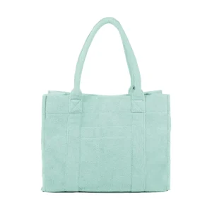 Summer Beach Tote Bag Large French Terry Cloth Women’s Handbag With Logo Design