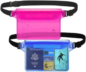 Summer Hot Selling Waterproof Mobile Wallet Key Cash Storage Pvc Fanny Pack Folding Waist Bag