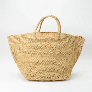 Summer Spring Shopper Bag With Straw for Outdoor Activities