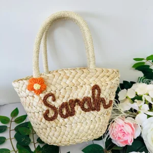 Summer Style Customized Straw Bags Mini Straw Ladies Shoulder Straw Hand Bags Gift Basket Women’s Tote Bags