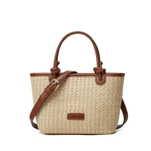 Summer Vacation Beach Style Straw Bag Handbag Messenger Bag Basket Women’s Bag