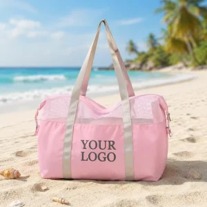 Summer Waterproof Tote Foldable Bag Swimming Camping Ice Mesh Beach Bag