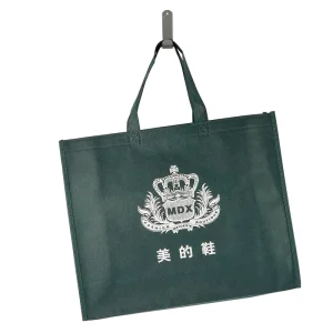 Supermarket Tote Bags Custom Printed Grocery Promotional Recyclable Fabric PP Non Woven Shopping Bags With Logo