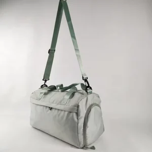 Swimming Bags Adjustable Pink Travel Duffel Sports Tote Gym Bag Shoulder Polyester for Women