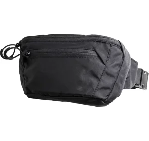 Tactical Unisex Waterproof Nylon Fanny Pack Compact Lightweight Style Belt Bag with Adjustable Waist Belt Zippered Pockets Logo