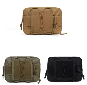 Tactical Waterproof Barrel shaped Waist Bag for Outdoor Sports Belt Pattern Oxford Zipper Closure Tool Mobile Phone Pendant Bag