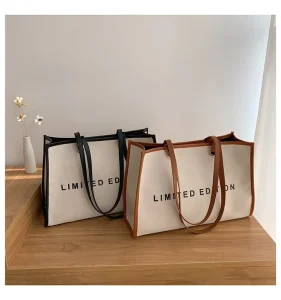 Tailor Made Personalized Bridesmaid Tote Bags Cotton Tote Vintage Shoulder Canvas Bag Fashion Women Handbag Tote Bag