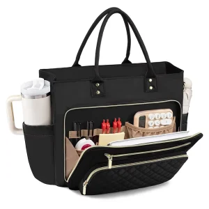 Teacher Tote Bag for Women Work Laptop Bag Work Tote Bag Nurse Bags with Large Cup Holder Professional Computer Briefcase