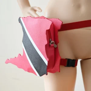 Three In One Waterproof PU Leg Bag For Carnival Women Thigh Bag Fanny Pack With Adjustable Strap