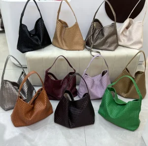 Top Grade Classic Hobo Style Shoulder Purse with Unique Textured Weave Crossbody Bag for Women in Daily Life Parties Travel