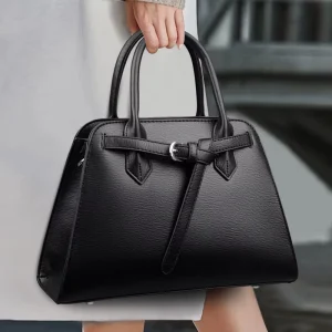 Top Handle Soft PU Leather Handbag Women Tote Bag for Mother Gift Custom Logo Long Strap Shoulder Bag for Lady