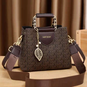 Top Handle Women’s Handbags Ladies Tote Bags Large Size Shoulder With Wide Strap Purses