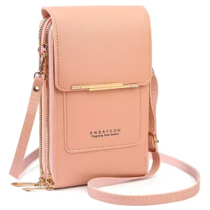 Touch Screen Cell Phone Case Purse Small Crossbody Lady Handbags PU Leather Women Shoulder Purse Wallet For Phones