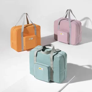 Travel Assistant Wear-resisting Polyester Foldable Travel Duffle Bag Large Capacity Expandable Luggage Travel Bag