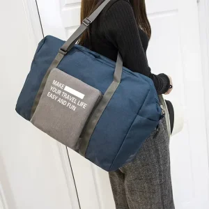 Travel Bag Fashion Large Capacity Waterproof Foldable Portable Travel Duffel Bag Lightweight Carry School Travel Bag