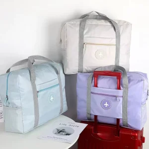 Travel Bag Large Lightweight Handheld Storage Bag Foldable Fashion Crossbody Travel Bag Luggage