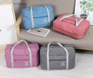 Travel Bag and luuxbag Travel Folding Bag and Portable Travel Bag with Zipper Large Size