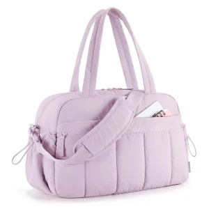 Travel Bag with Separate Shoe Compartment Portable Wash Bag Large Multi-functional Yoga Bag for Short Trips