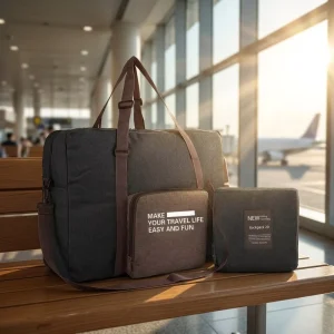 Travel Duffel Bag Custom Pouches Bags Fashionable Irregular Wig Storage Large Capacity Waterproof Foldable Travel Organizer Bag
