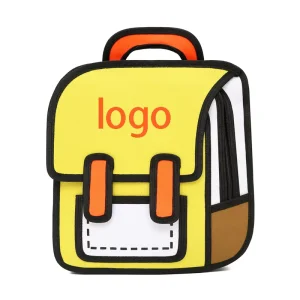 Travel Rucksack Lovely Lightweight Reusable Student Bag Fast Delivery Multi Size 2D 3D School Backpack with LOGO