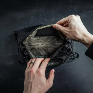 Travel Waist Bag Tactical Men’s Fanny Pack W Adjustable Waist Belt Zippered Pockets Compact Lightweight Belt Bag