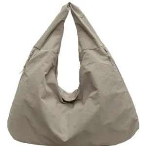 Trendy Large Capacity Nylon Hobo Bag Casual Soft Shoulder Handbag with Multi Pockets for Daily Travel & Commute