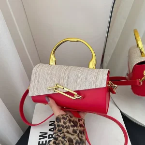 Trendy Metal Top Handle Shoulder Bags for Women Custom Handbag Women’s Purses Clutch Bag