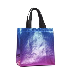 Trendy Plain Stylish Durable Recyclable High Quality Foldable Personalized Non woven Fabric Tote Shopping Bag for Women