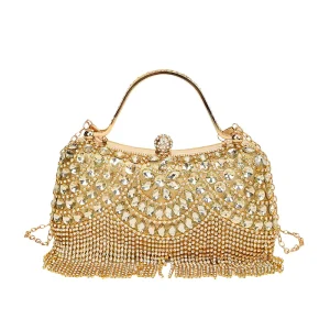Trendy Purse Fashion Wedding Bridal Handbags Luxury Party Bags Diamond Women Evening Clutch Bag