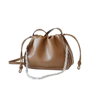 Trendy Trendy Chain Link Bag Dumpling Handbag Shoulder Bag for Women and Girls