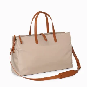 Trendy Unisex Multifunctional Eco Friendly PU Zipper Closure Laptop Shoulder Tote Duffle Travel Bags