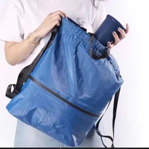 Tyvek Waterproof Gym Bag Sports Soccer Drawstring Backpack