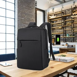 USB Charging Business Laptop Backpack Shock Resistant and Waterproof PC Material Travel Bag