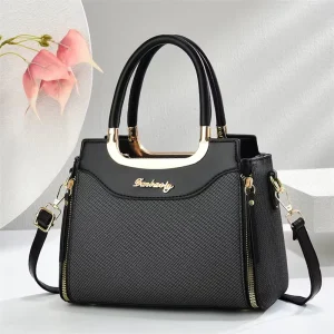 Unique Design Vegan Color Women PU Leather Bags Shoulder Cross Body Ladies Hand Bag Women Luxury Handbag