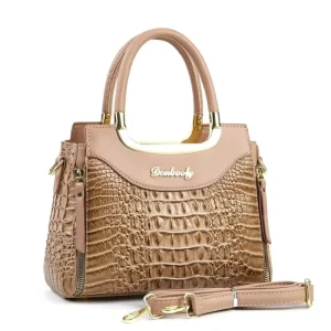 Unique Design Vegan Color Women PU Leather Waterproof Zipper Closure Shoulder Cross Body Luxury Handbag
