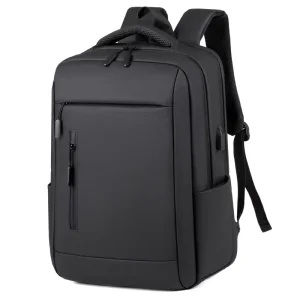 Unisex Business Backpack Computer Briefcase Travel 20-39L Waterproof PU Zipper Closure Factory Direct Supply Custom Logo Design