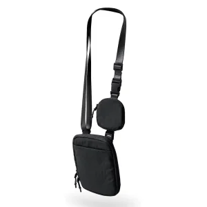 Unisex Crossbody Bag With Removable Small Pouch Adjustable Belt Bag for Cell Phone Travel Workout Running Hiking OEM