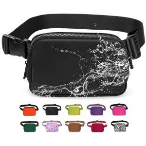 Unisex Fitness Belt Bag Customized Logo Waist Nylon Outdoor Sport Crossbody Fanny Pack Waist Bag Bum Bag