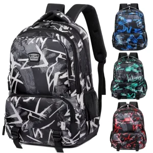Unisex Large Capacity High Quality College Customised Western Plain Trend School Backpack