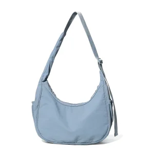 Unisex Multi Color Waterproof Durable Hobo Shoulder Bag with Zipper Closure for Daily Outings Shopping