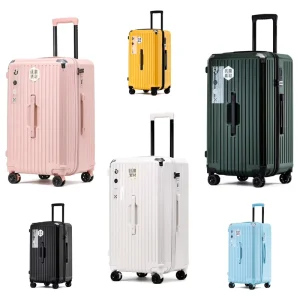 Unisex Multi Functional Durable Luggage Set ABS and PC with Tsa Lock and Spinner Wheel Polyester Lining for Travel