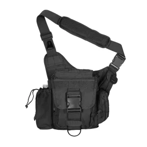 Unisex Multi-Functional Outdoor Sports Shoulder Bag for Hunting Hiking Climbing with Polyester Lining and Patch for Men