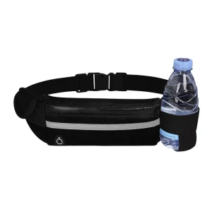 Unisex Neoprene Hydration Waist Pack Travel Running Belt Hidden Outdoor Bottle Holder Sport Waist Bag Customizable Logo
