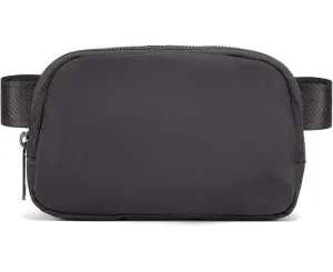 Unisex Nylon Belt Bag Adjustable Waist Crossbody Fanny Pack Zipper Closure Outdoor Sports Travel Walking Running Yoga