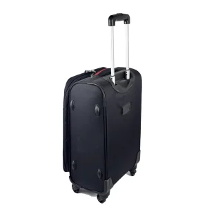 Unisex PU Leather Luggage Set With Spinner 4 Wheel Suitcase Bags for Travel